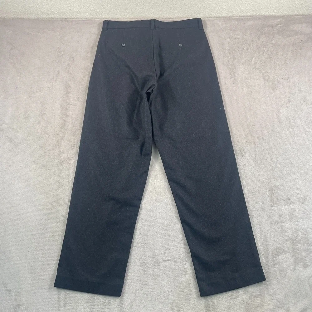 Vintage Banana Republic Stretch Pants‎ Men 34x31 Charcoal Grey Wool Blend Preppy